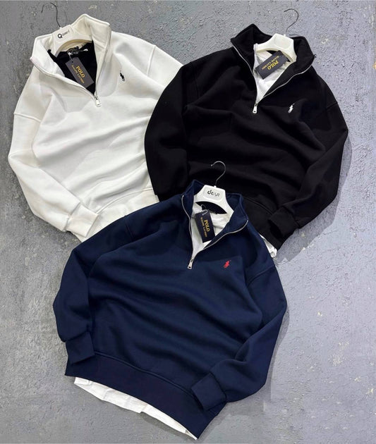 Pull POLO demi-zip ™